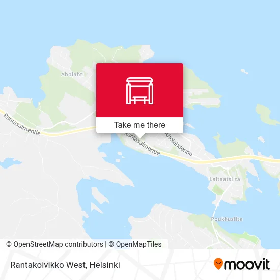 Rantakoivikko West map