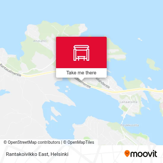 Rantakoivikko East map