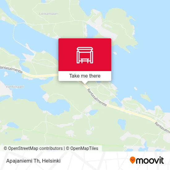 Apajaniemi Th map