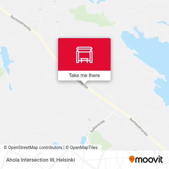 Ahola Intersection W map