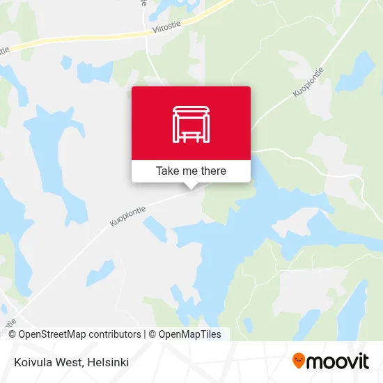 Koivula West map