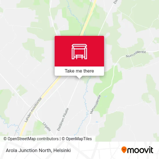 Arola Junction North map