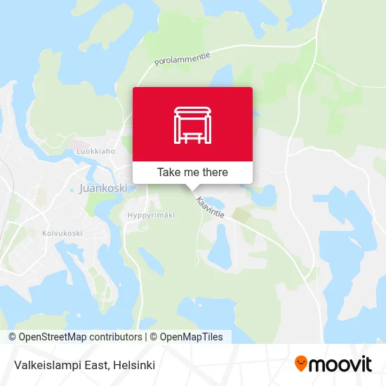 Valkeislampi East map