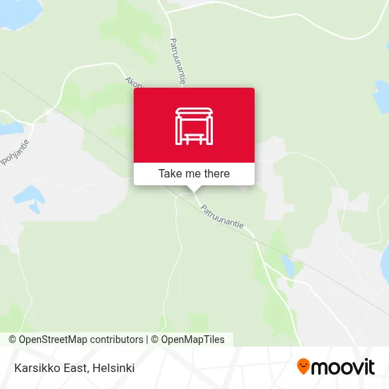 Karsikko East map