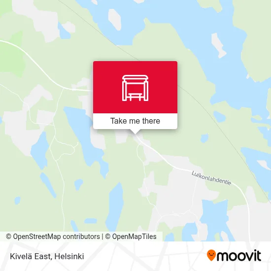 Kivelä East map