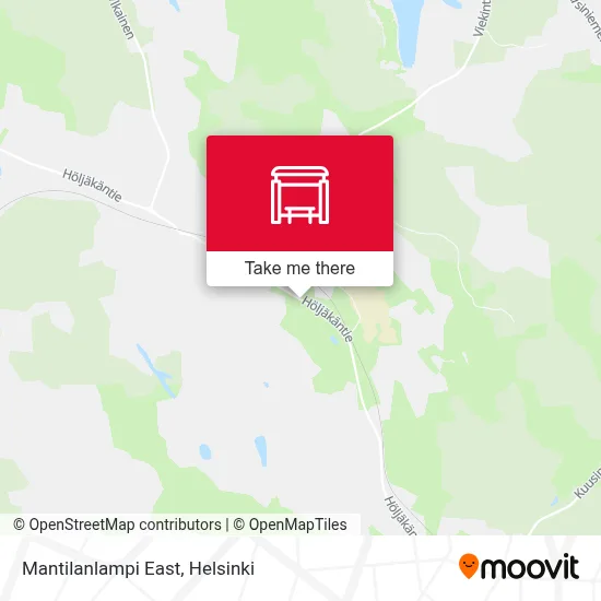 Mantilanlampi East map