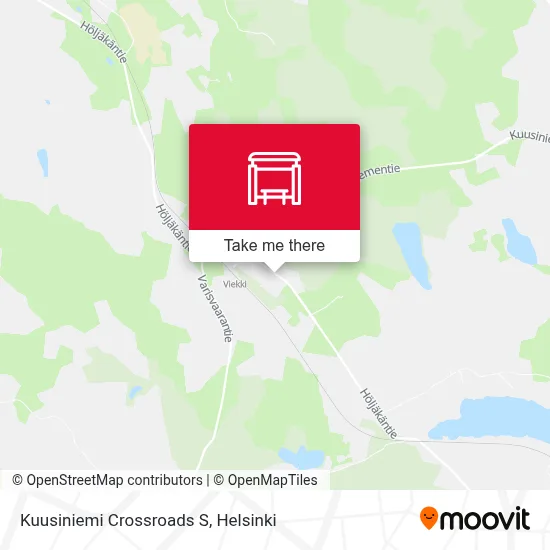 Kuusiniemi Crossroads S map