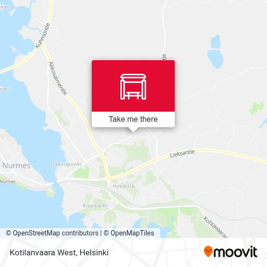 Kotilanvaara West map