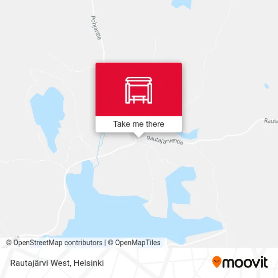 Rautajärvi West map