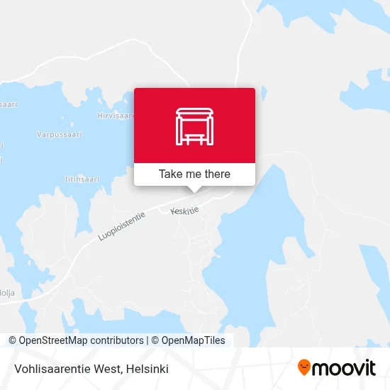 Vohlisaarentie West map