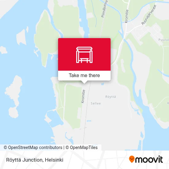 Röyttä Junction map