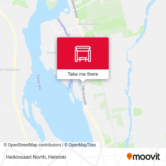 Heikinsaari North map