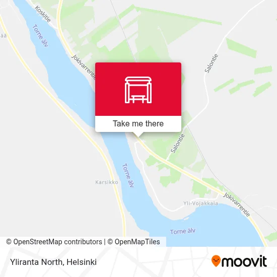 Yliranta North map