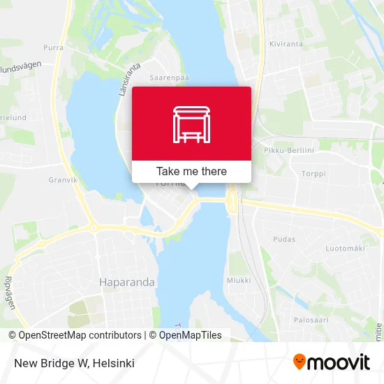 New Bridge W map