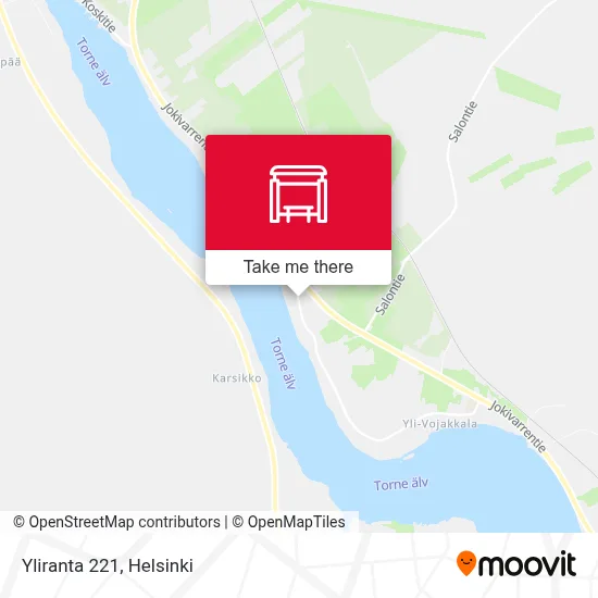 Yliranta 221 map