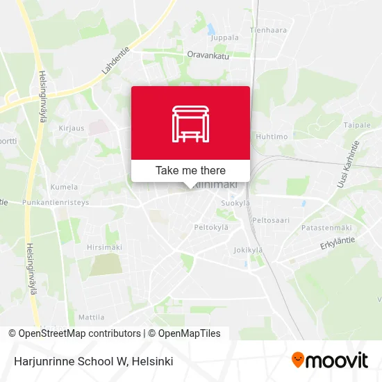 Harjunrinne School W map