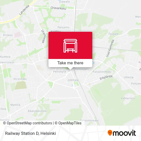 Railway Station D map