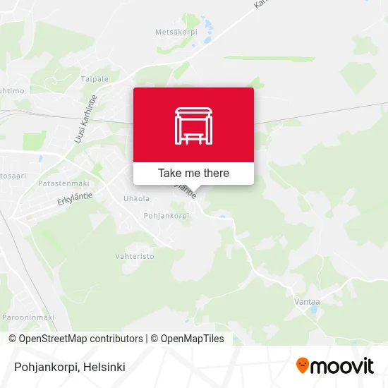 Pohjankorpi map