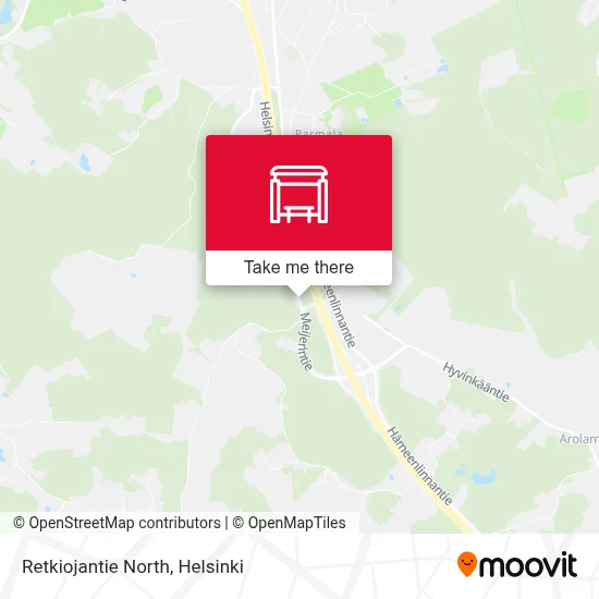 Retkiojantie North map