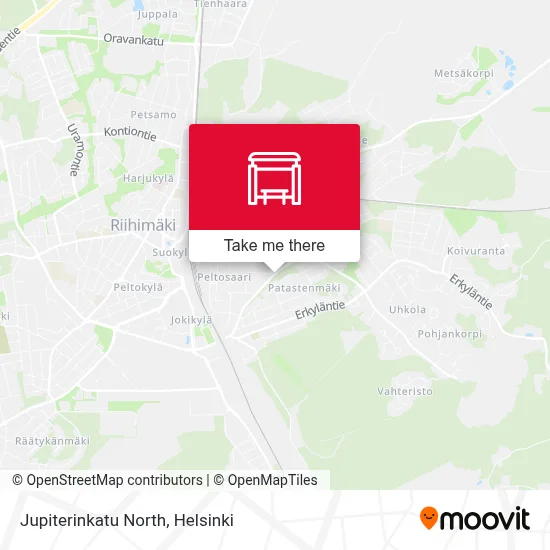 Jupiterinkatu North map