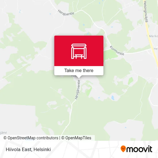 Hiivola East map
