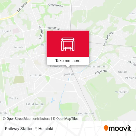 Railway Station F map