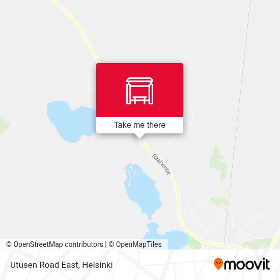 Utusen Road East map