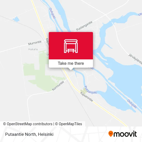 Putaantie North map