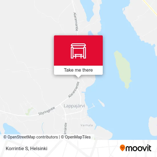 Korrintie S map