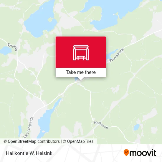 Halikontie W map