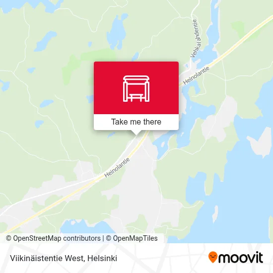 Viikinäistentie West map