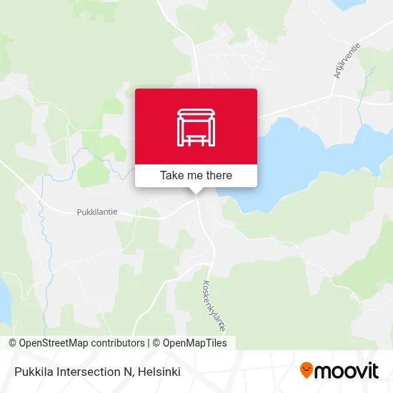 Pukkila Intersection N map