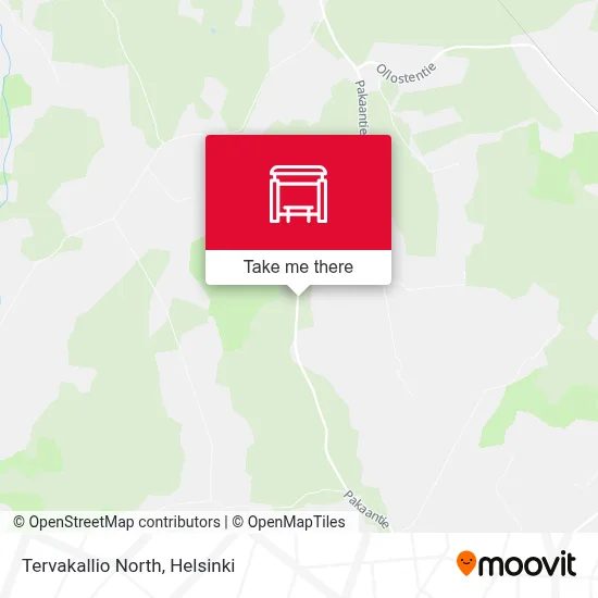 Tervakallio North map