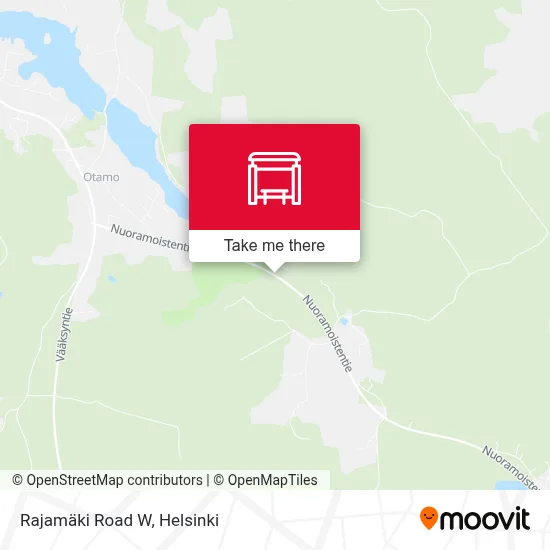 Rajamäki Road W map