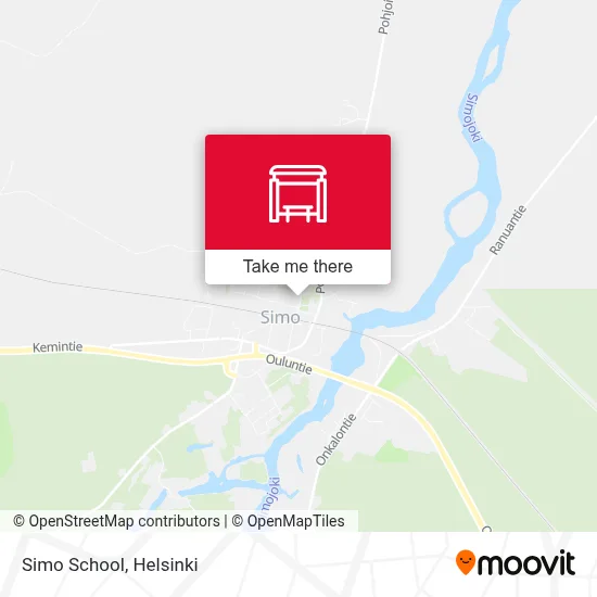 Simo School map