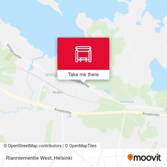 Rianniementie West map