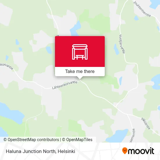 Haluna Junction North map