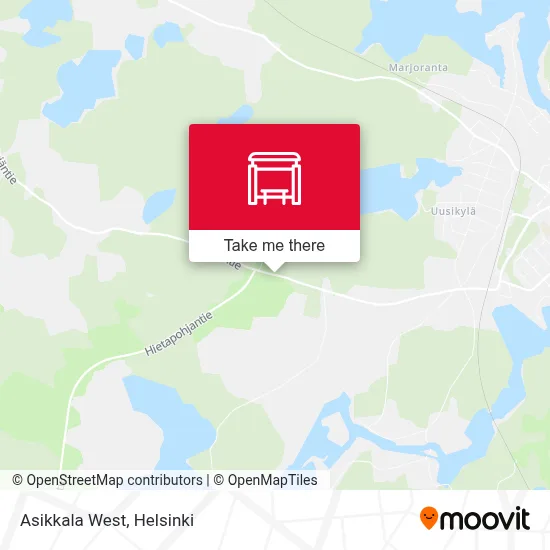 Asikkala West map