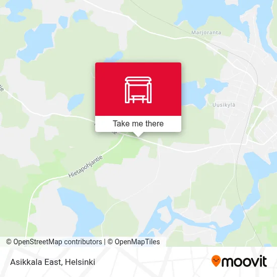 Asikkala East map