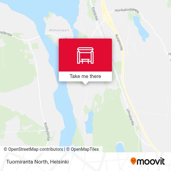 Tuomiranta North map