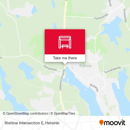 Ristiina Intersection E map