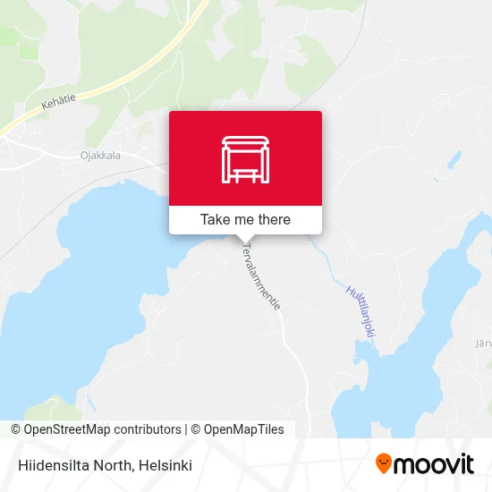 Hiidensilta North map