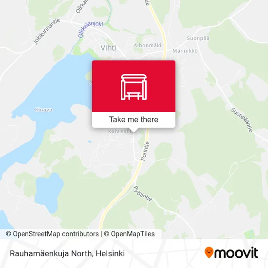 Rauhamäenkuja North map