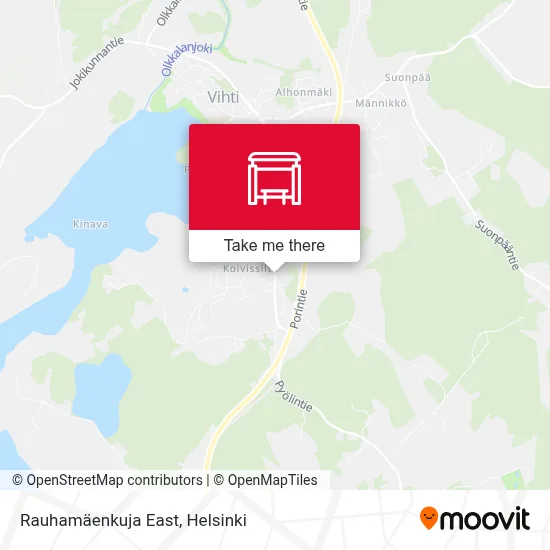 Rauhamäenkuja East map