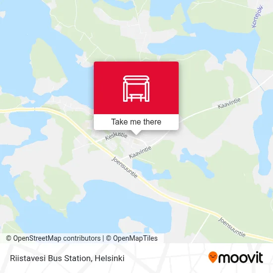 Riistavesi Bus Station map
