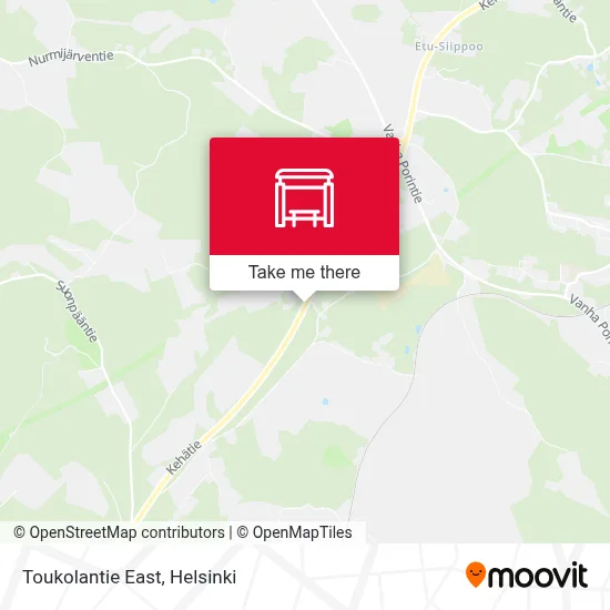 Toukolantie East map