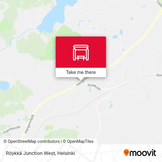 Röykkä Junction West map
