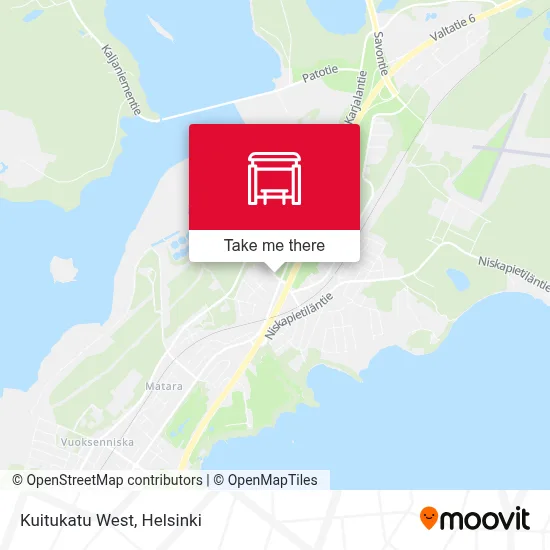 Kuitukatu West map