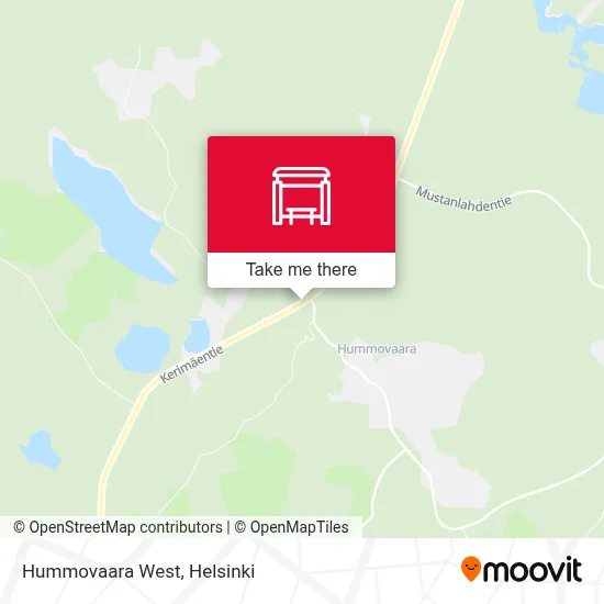 Hummovaara West map