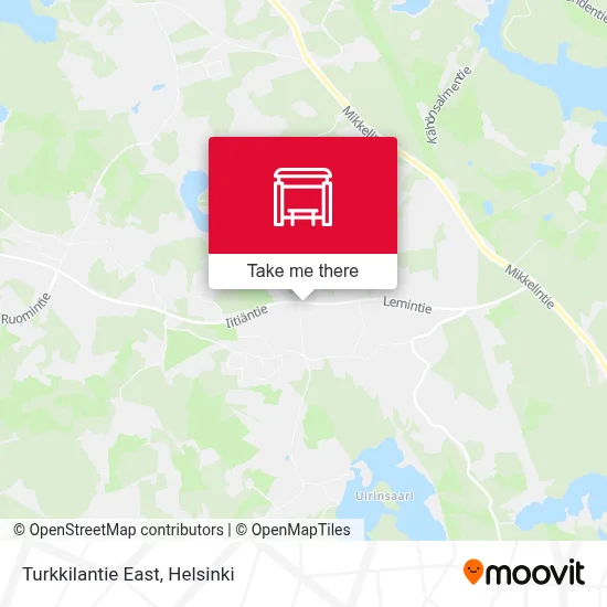 Turkkilantie East map